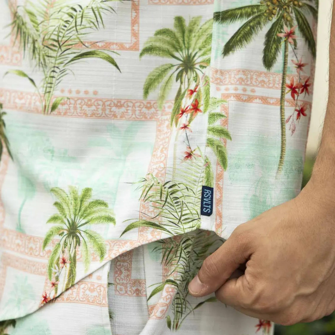 Short Sleeve Shirts|Matching Sets|RSVLTS Portraits of Paradise – Bamboo Short Sleeve Shirt