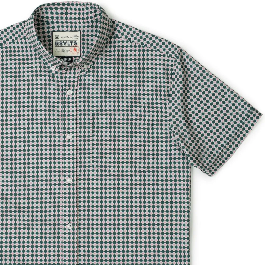 Short Sleeve Shirts|Short Sleeves|RSVLTS Quantum Quilt – KUNUFLEX Short Sleeve Shirt
