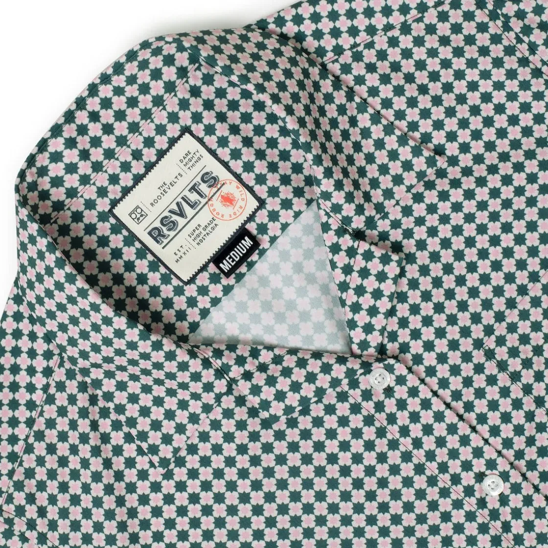 Short Sleeve Shirts|Rsvlts|RSVLTS Quantum Quilt – Women's KUNUFLEX Short Sleeve Shirt