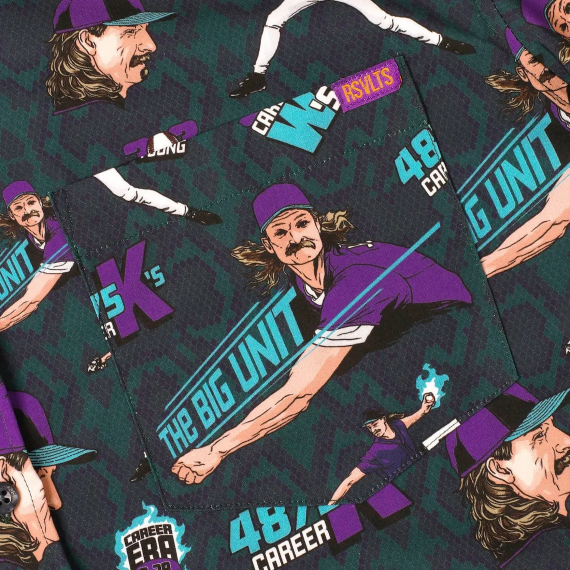 Baseball Hall Of Fame|Baseball|National Baseball Hall of Fame Randy Johnson "The Big Unit" – KUNUFLEX Short Sleeve Shirt