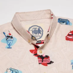 Short Sleeve Shirts|Americana|RSVLTS Red, White, and Blue Plate Special – KUNUFLEX Short Sleeve Shirt