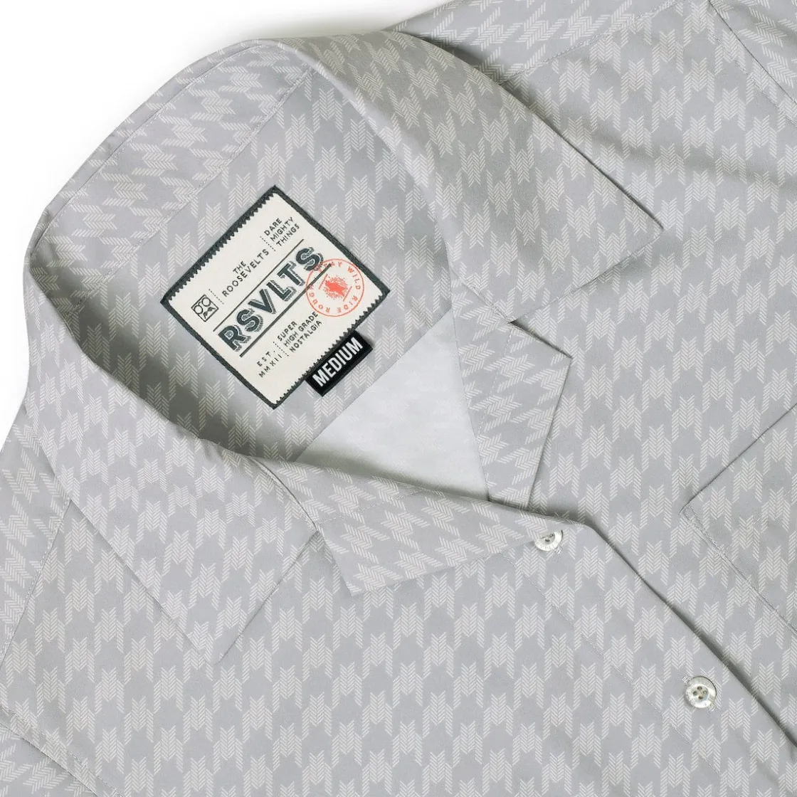 Short Sleeve Shirts|Rsvlts|RSVLTS Release the Houndstooth – Women's KUNUFLEX Short Sleeve Shirt
