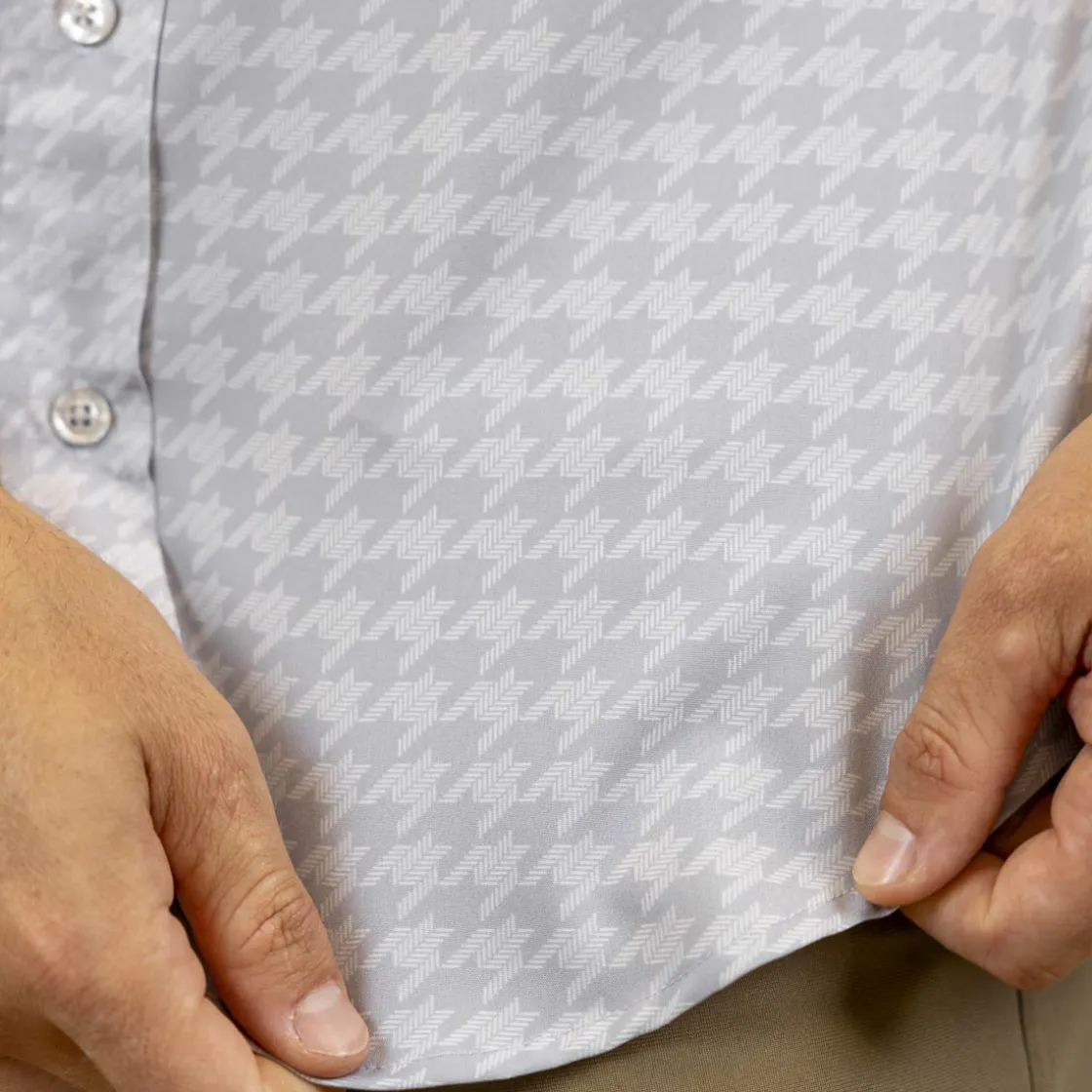 Short Sleeve Shirts|Short Sleeves|RSVLTS Release the Houndstooth – KUNUFLEX Short Sleeve Shirt