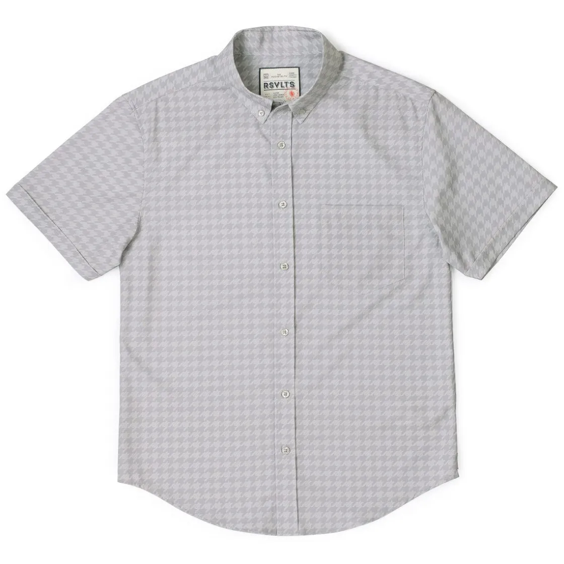Short Sleeve Shirts|Short Sleeves|RSVLTS Release the Houndstooth – KUNUFLEX Short Sleeve Shirt