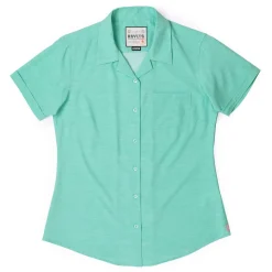 Short Sleeve Shirts|Rsvlts|RSVLTS Renegade Seafoam Fury – Women's KUNUFLEX Short Sleeve Shirt