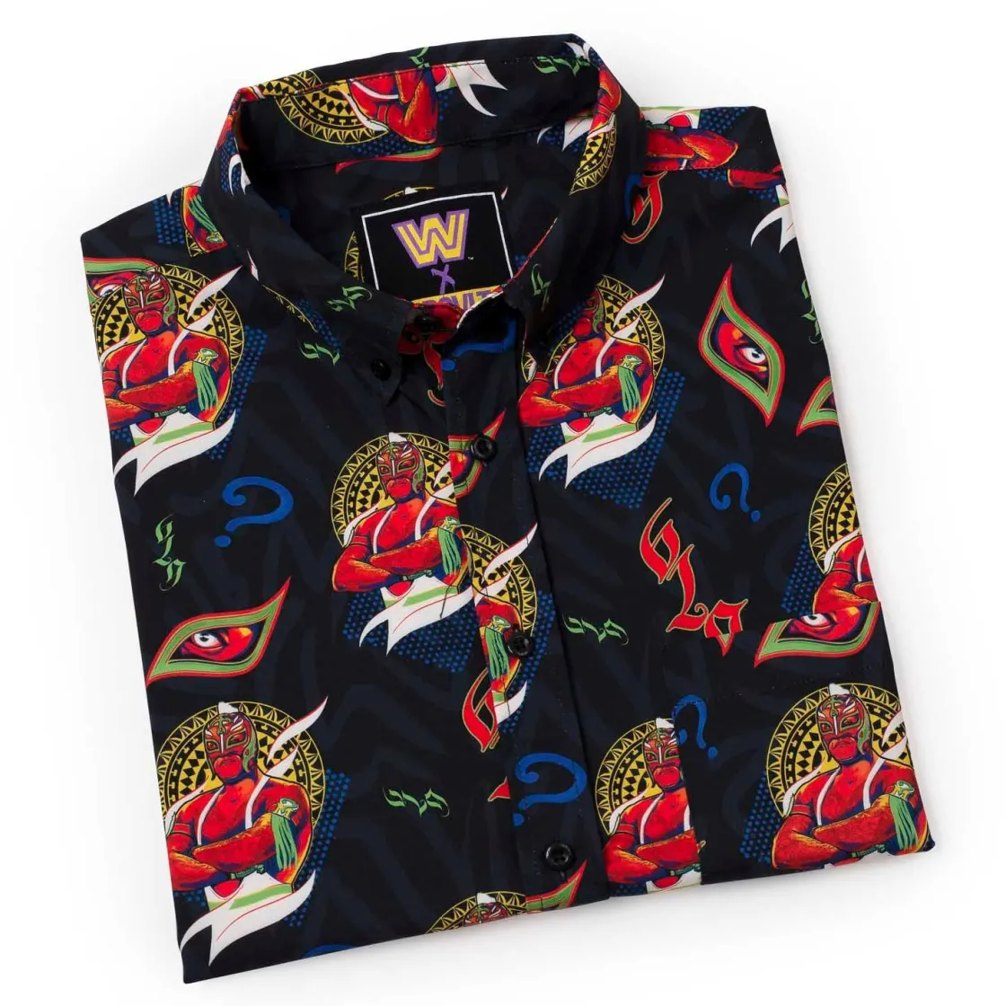 Wwe|Short Sleeves|WWE Rey Mysterio "The Masked Man" – KUNUFLEX Short Sleeve Shirt