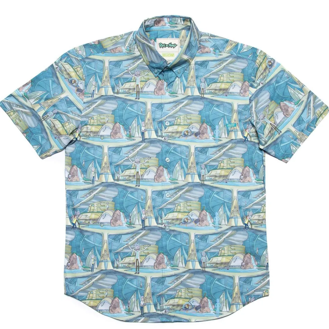 Paging Mr. Morrow|Warner Bros.|Rick and Morty "Citadel of Ricks" – KUNUFLEX Short Sleeve Shirt