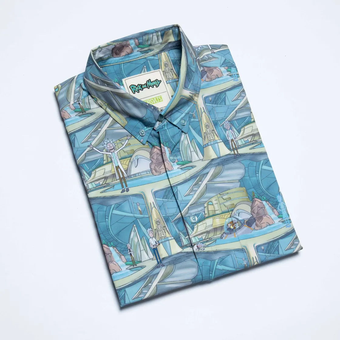 Paging Mr. Morrow|Warner Bros.|Rick and Morty "Citadel of Ricks" – KUNUFLEX Short Sleeve Shirt