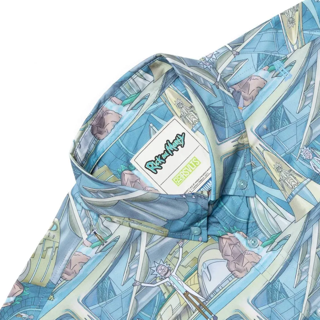 Paging Mr. Morrow|Warner Bros.|Rick and Morty "Citadel of Ricks" – KUNUFLEX Short Sleeve Shirt