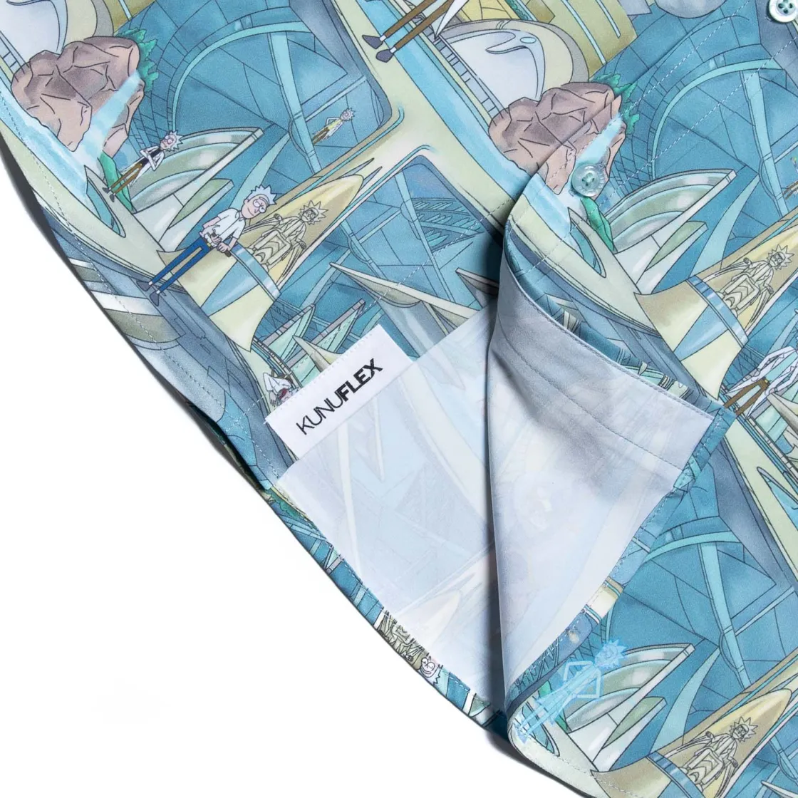 Paging Mr. Morrow|Warner Bros.|Rick and Morty "Citadel of Ricks" – KUNUFLEX Short Sleeve Shirt