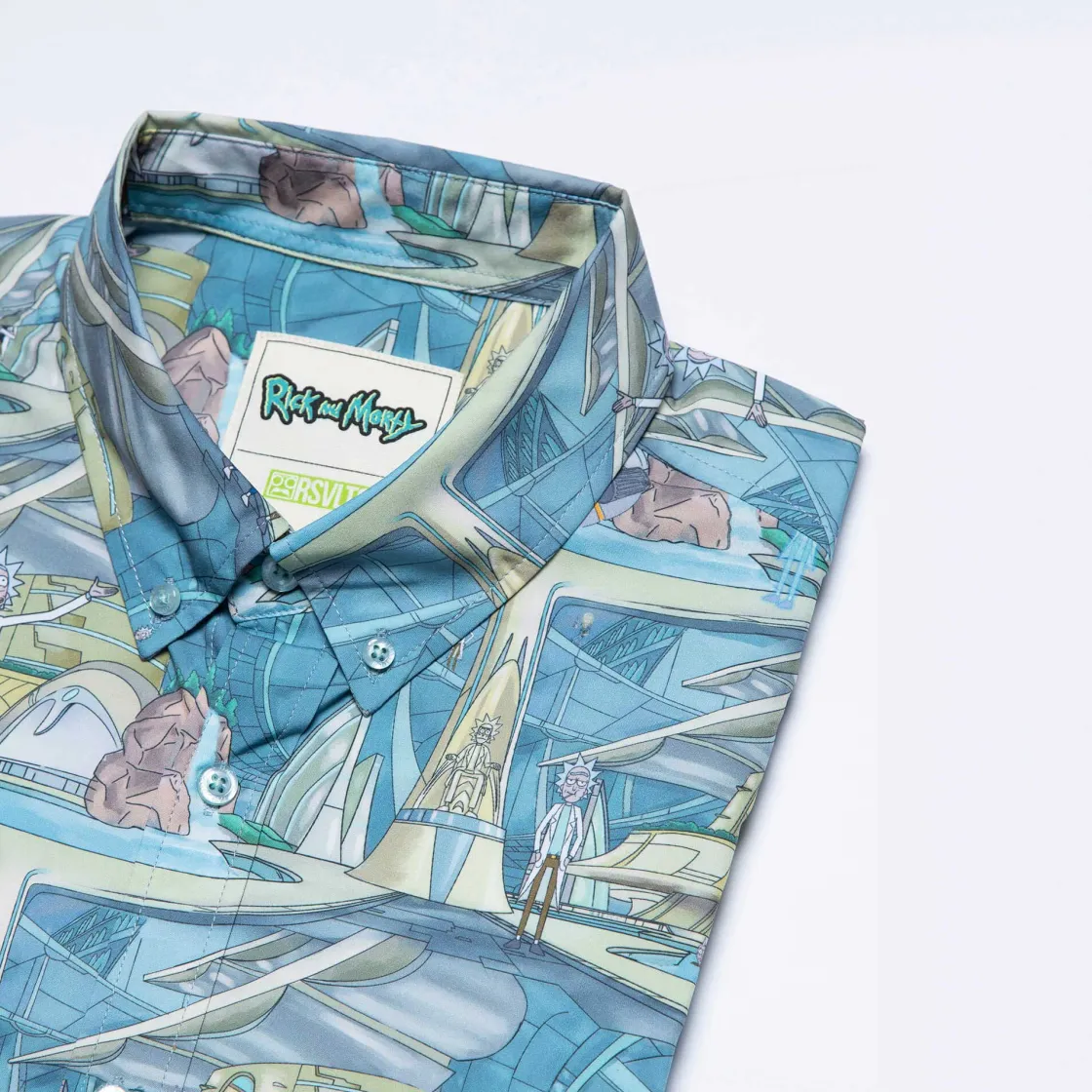 Paging Mr. Morrow|Warner Bros.|Rick and Morty "Citadel of Ricks" – KUNUFLEX Short Sleeve Shirt