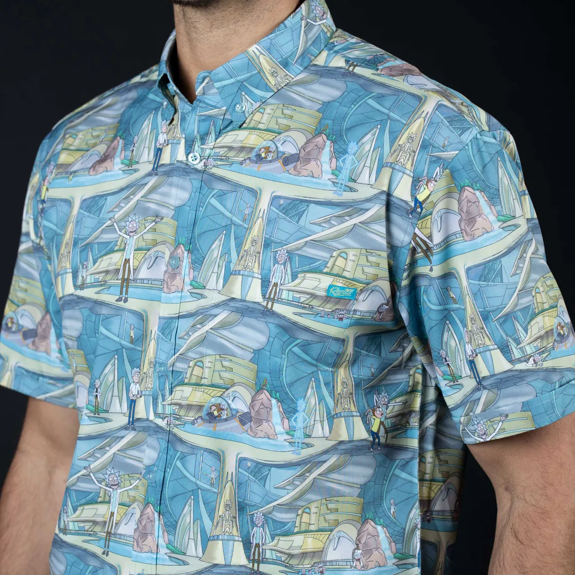 Paging Mr. Morrow|Warner Bros.|Rick and Morty "Citadel of Ricks" – KUNUFLEX Short Sleeve Shirt