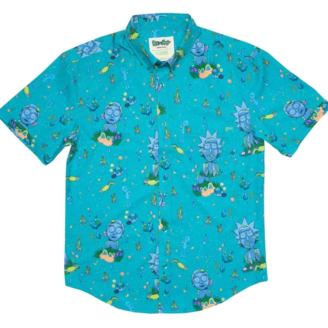 Warner Bros.|Warner Bros.|Rick and Morty "Forever and Forever" – KUNUFLEX Short Sleeve Shirt