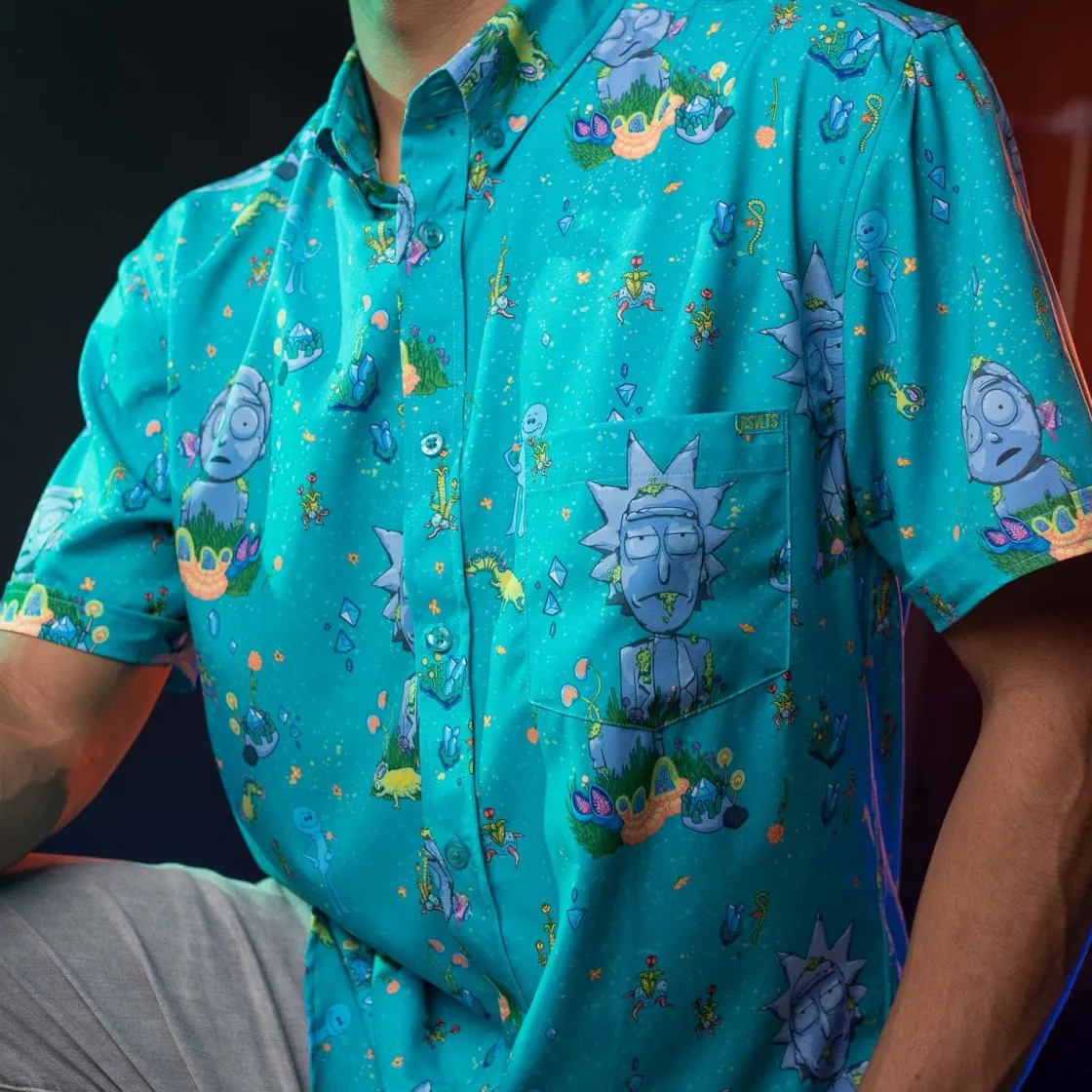 Warner Bros.|Warner Bros.|Rick and Morty "Forever and Forever" – KUNUFLEX Short Sleeve Shirt