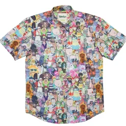 Warner Bros.|Warner Bros.|Rick and Morty "Interdimensional Mashup" – KUNUFLEX Short Sleeve Shirt