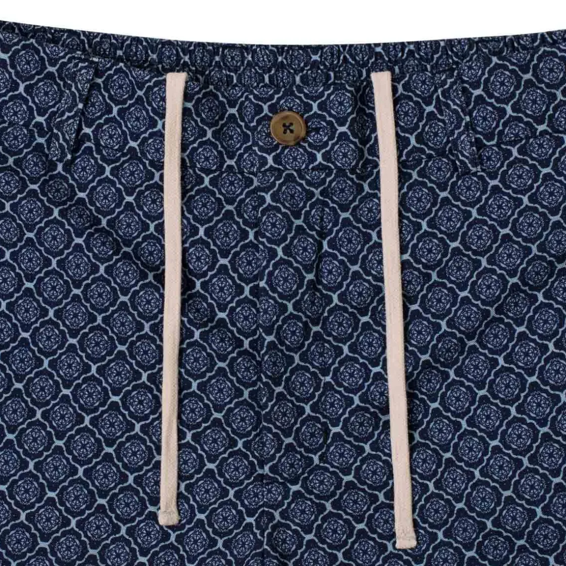 Shorts|Matching Sets|RSVLTS 'Roccan Tiles – Bamboo Resort Shorts