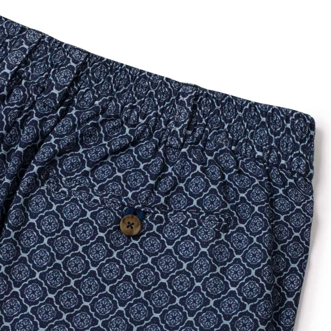 Shorts|Matching Sets|RSVLTS 'Roccan Tiles – Bamboo Resort Shorts