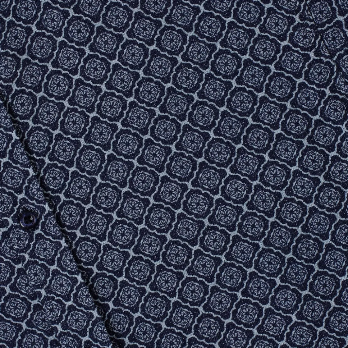 Short Sleeve Shirts|Matching Sets|RSVLTS 'Roccan Tiles – Bamboo Short Sleeve Shirt