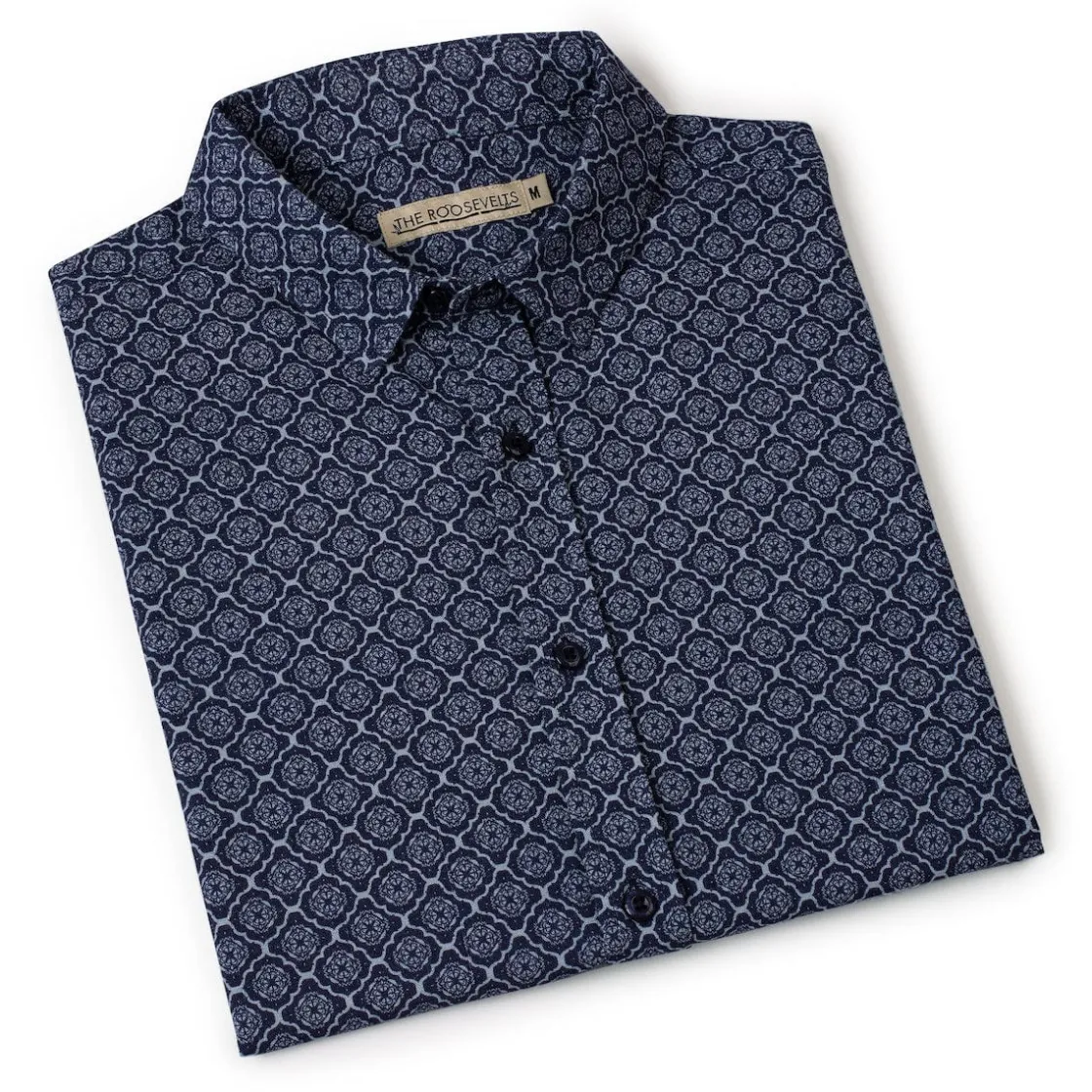 Short Sleeve Shirts|Matching Sets|RSVLTS 'Roccan Tiles – Bamboo Short Sleeve Shirt