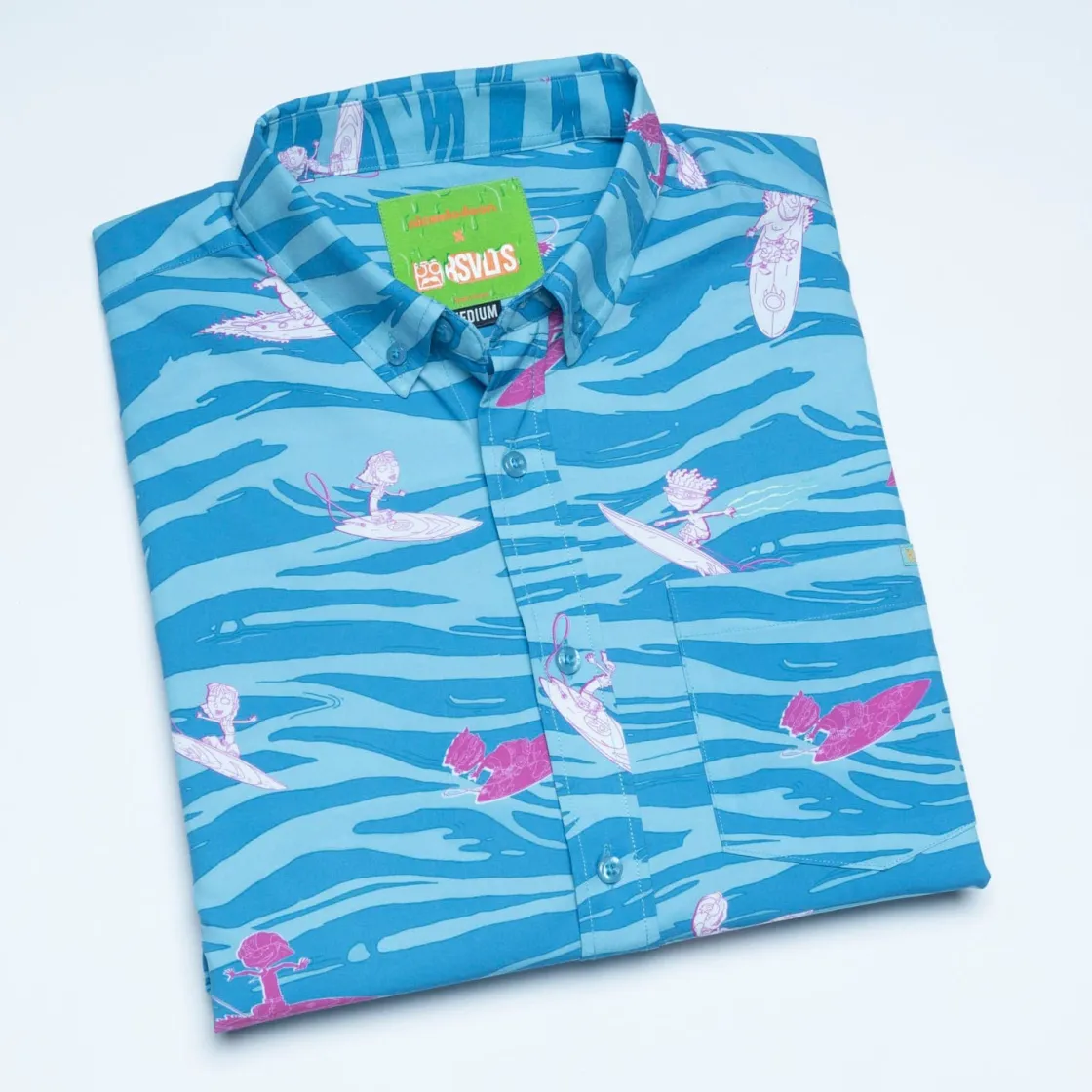 Nickelodeon|Short Sleeves|Nickelodeon Rocket Power "Party Wave" – KUNUFLEX Short Sleeve Shirt