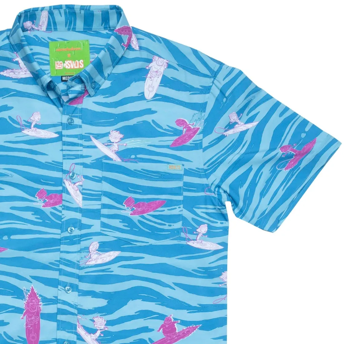Nickelodeon|Short Sleeves|Nickelodeon Rocket Power "Party Wave" – KUNUFLEX Short Sleeve Shirt