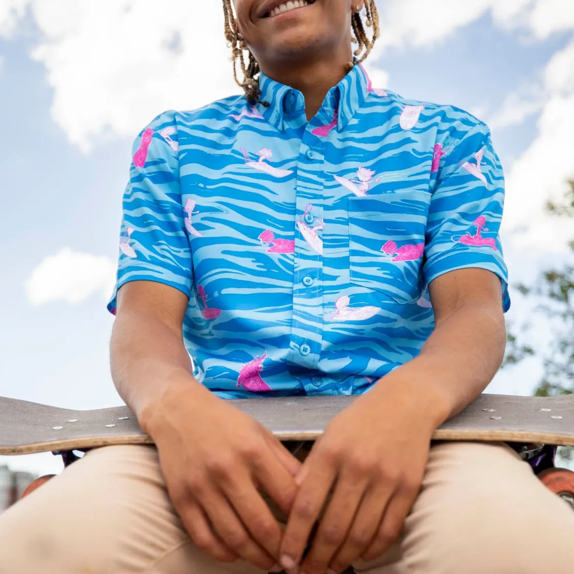 Nickelodeon|Short Sleeves|Nickelodeon Rocket Power "Party Wave" – KUNUFLEX Short Sleeve Shirt