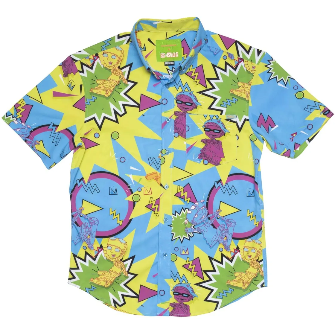Nickelodeon|Short Sleeves|Nickelodeon Rocket Power "Woggity Woogity" – KUNUFLEX Short Sleeve Shirt