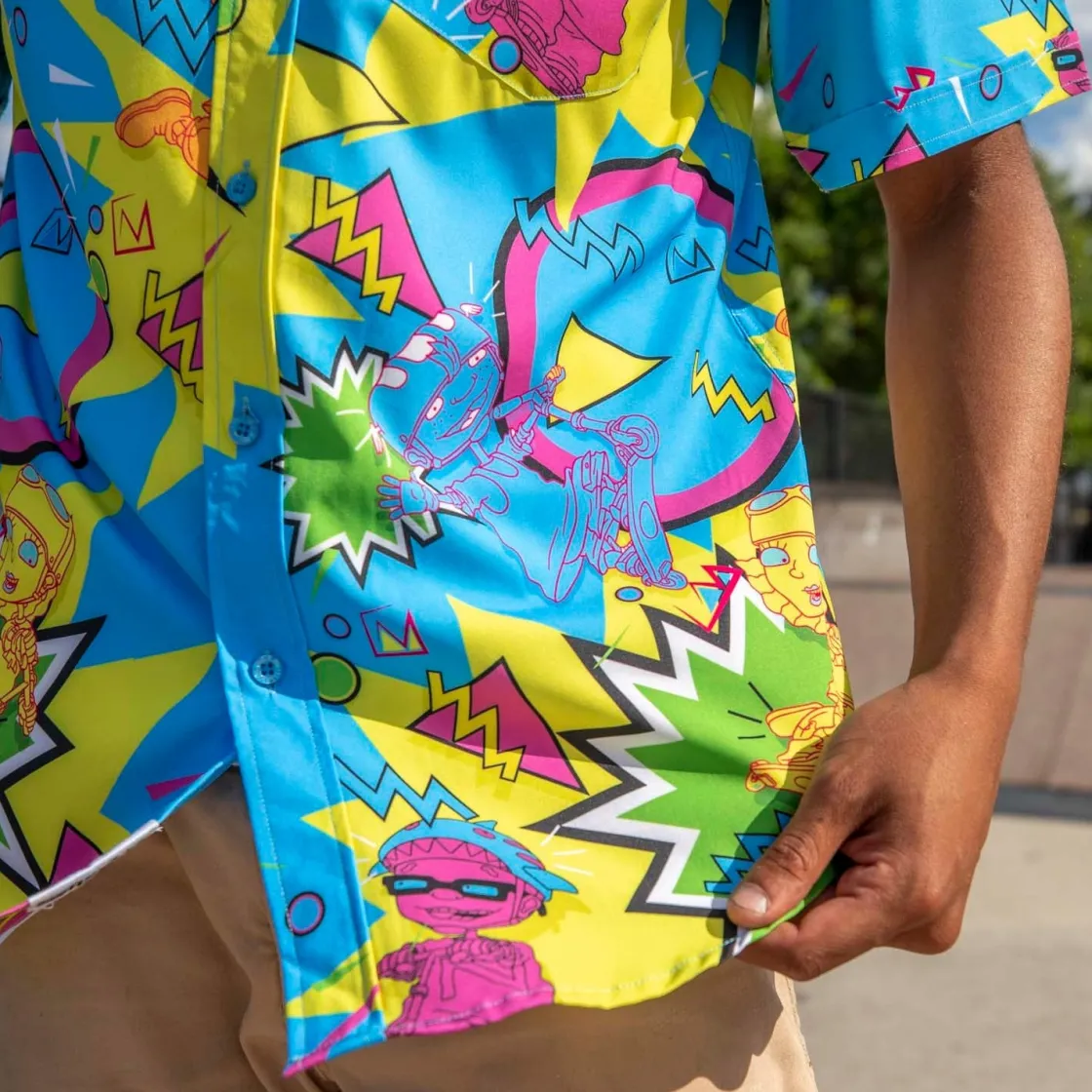 Nickelodeon|Short Sleeves|Nickelodeon Rocket Power "Woggity Woogity" – KUNUFLEX Short Sleeve Shirt