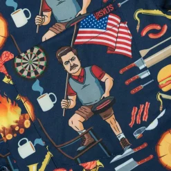 Paging Mr. Morrow|Park & Rec|Parks and Rec Ron Swanson's Shirt of Greatness – KUNUFLEX Short Sleeve Shirt