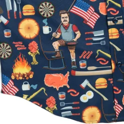 Paging Mr. Morrow|Park & Rec|Parks and Rec Ron Swanson's Shirt of Greatness – KUNUFLEX Short Sleeve Shirt