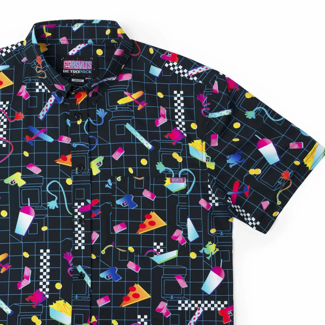 Short Sleeve Shirts|Short Sleeves|RSVLTS ‘80s Retro Pack “Mall Madness" – KUNUFLEX Short Sleeve Shirt