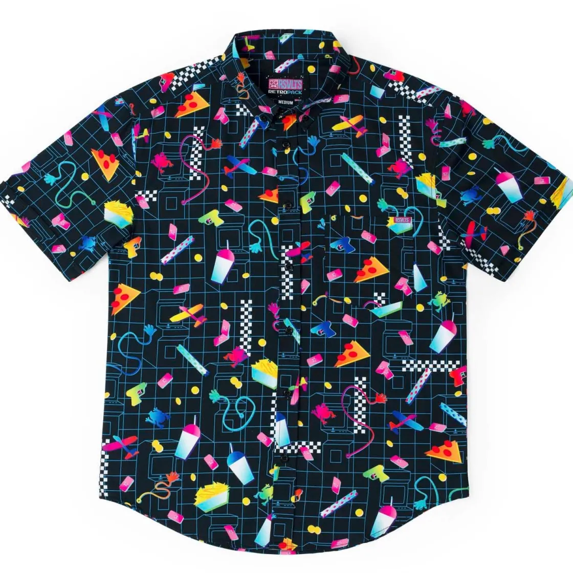 Short Sleeve Shirts|Short Sleeves|RSVLTS ‘80s Retro Pack “Mall Madness" – KUNUFLEX Short Sleeve Shirt