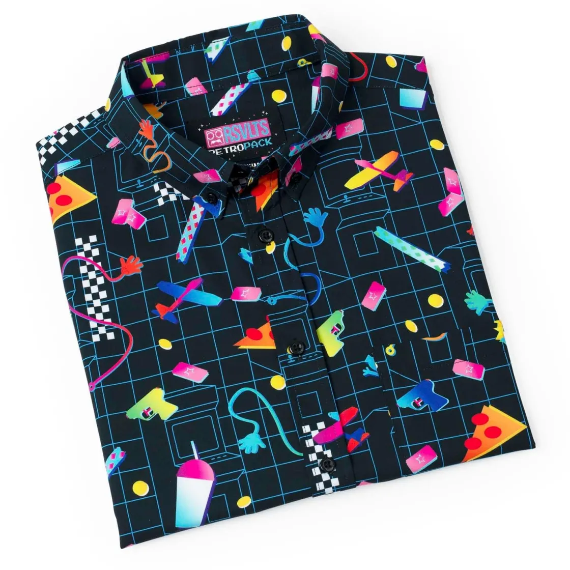 Short Sleeve Shirts|Short Sleeves|RSVLTS ‘80s Retro Pack “Mall Madness" – KUNUFLEX Short Sleeve Shirt