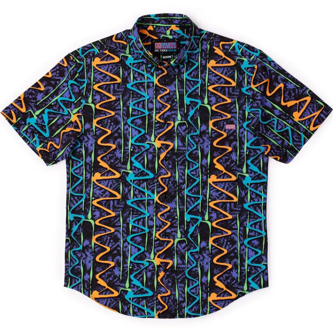 Short Sleeve Shirts|Short Sleeves|RSVLTS ‘90s Retro Pack "Retro Squigglies" – KUNUFLEX Short Sleeve Shirt