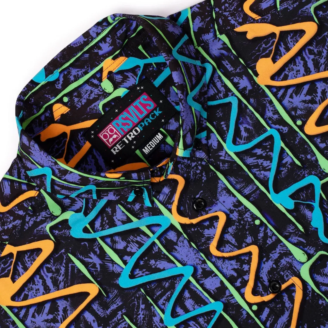 Short Sleeve Shirts|Short Sleeves|RSVLTS ‘90s Retro Pack "Retro Squigglies" – KUNUFLEX Short Sleeve Shirt