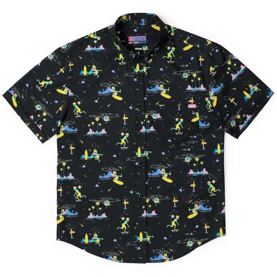 Short Sleeve Shirts|Short Sleeves|RSVLTS ‘90s Retro Pack "Space Beach" – KUNUFLEX Short Sleeve Shirt