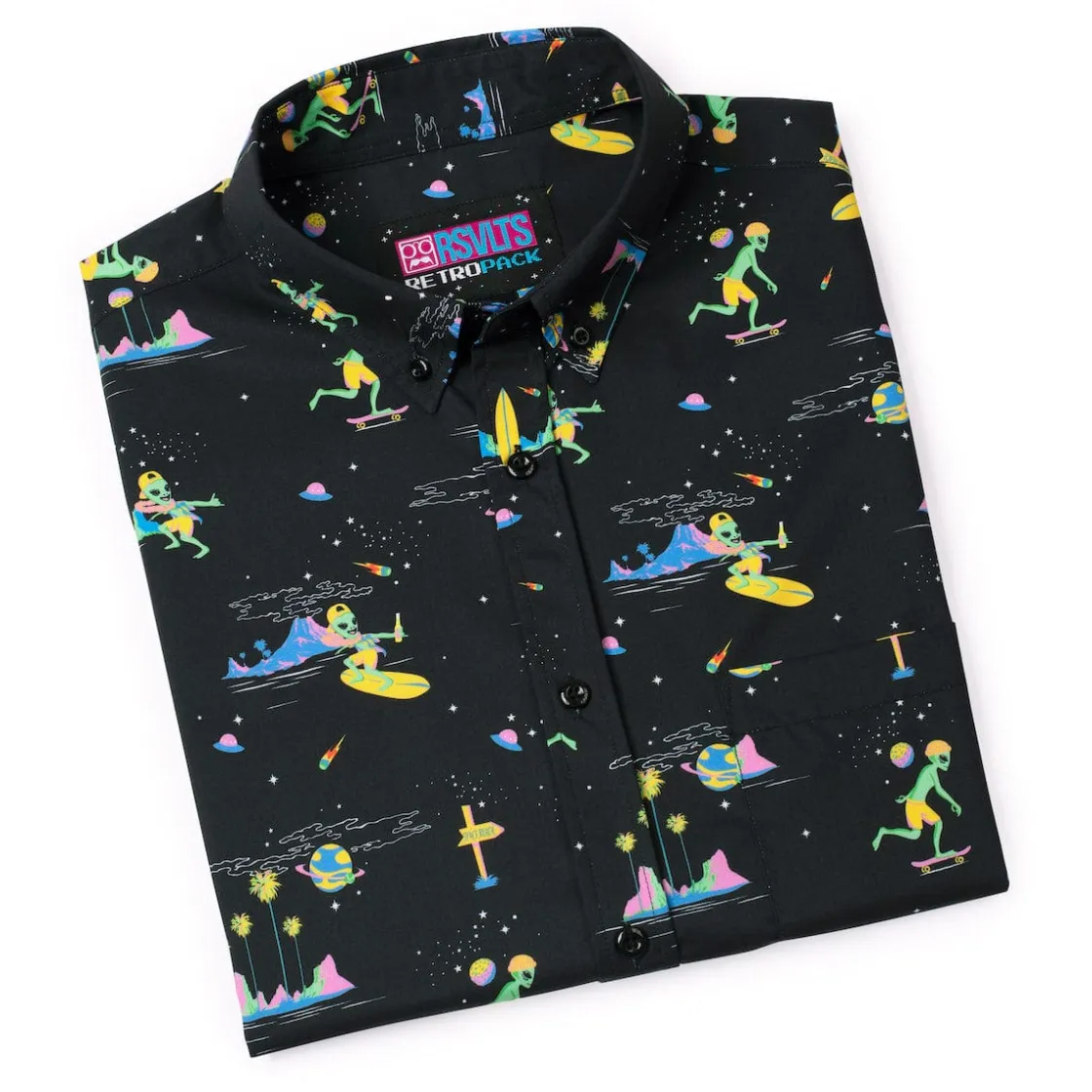 Short Sleeve Shirts|Short Sleeves|RSVLTS ‘90s Retro Pack "Space Beach" – KUNUFLEX Short Sleeve Shirt