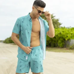 Shorts|Matching Sets|RSVLTS Sailfish – Stretch Seersucker Hybrid Shorts