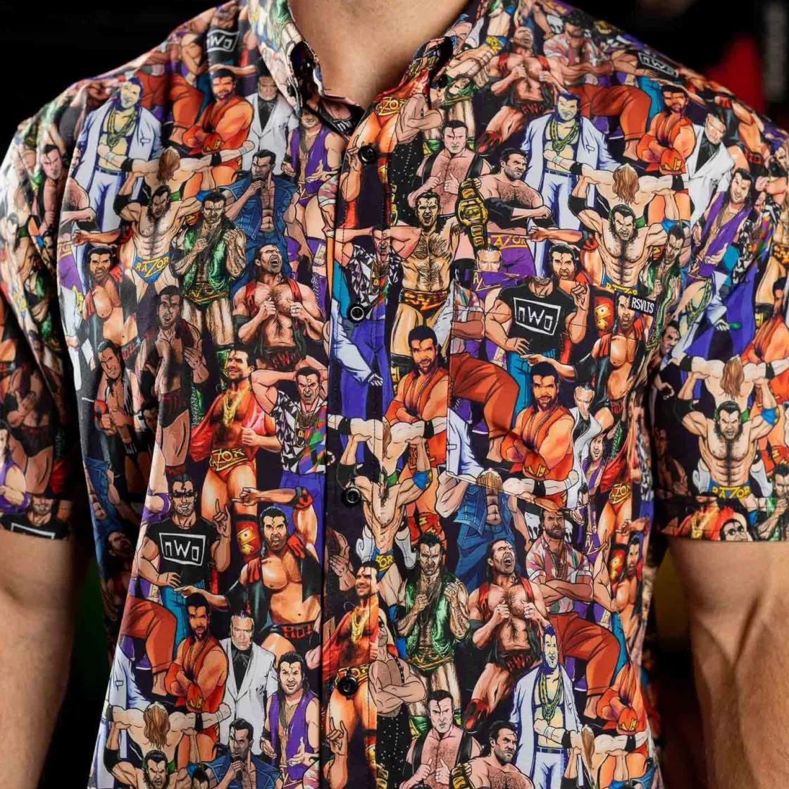 Wwe|Short Sleeves|WWE Scott Hall "The Tribute" – KUNUFLEX Short Sleeve Shirt