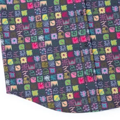 Short Sleeve Shirts|Short Sleeves|RSVLTS Scribble Squares – KUNUFLEX Short Sleeve Shirt