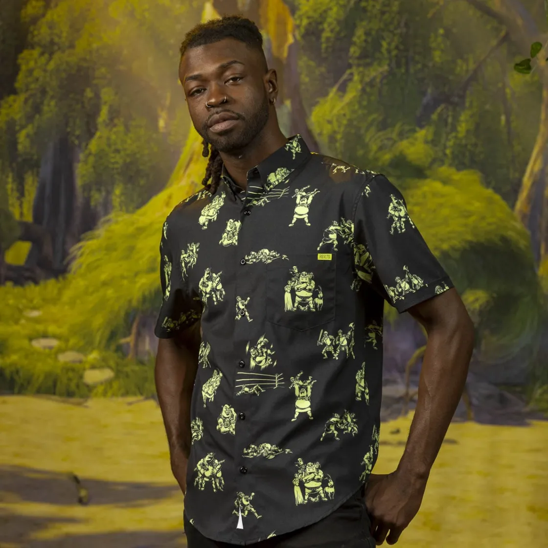 Shrek|Short Sleeves|Shrek "Ogre Fight" – KUNUFLEX Short Sleeve Shirt