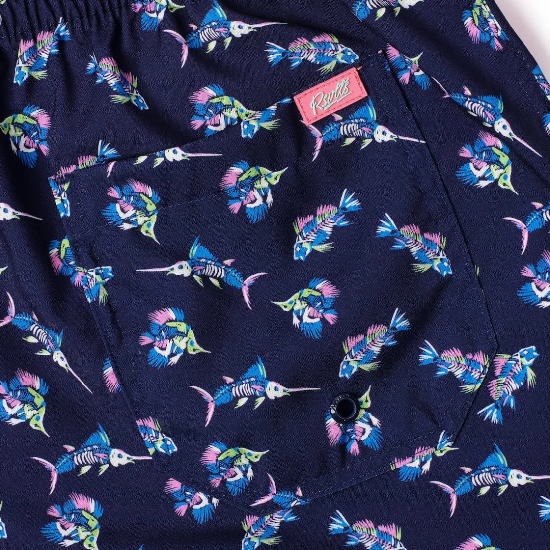 Shorts|Shorts|RSVLTS Skeletal Seas – Hybrid Shorts