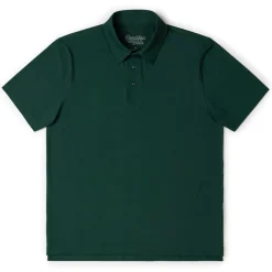 Polos|Basics|Breakfast Balls Smoke Pine – Commuter Short Sleeve Polo