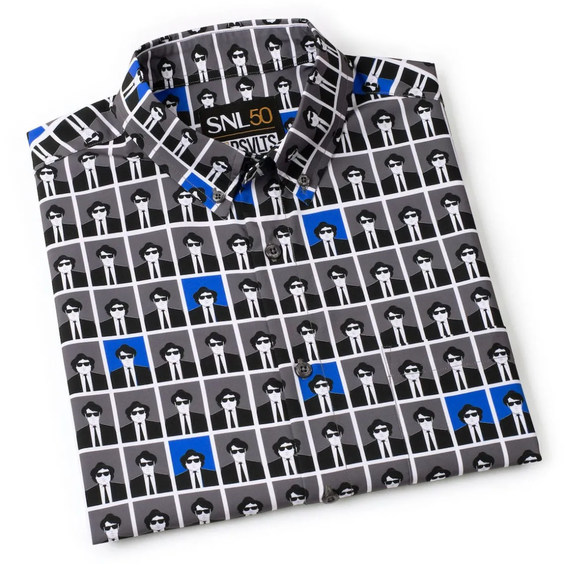 Saturday Night Live|Short Sleeves|Saturday Night Live SNL50 "Jake & Elwood" – KUNUFLEX Short Sleeve Shirt