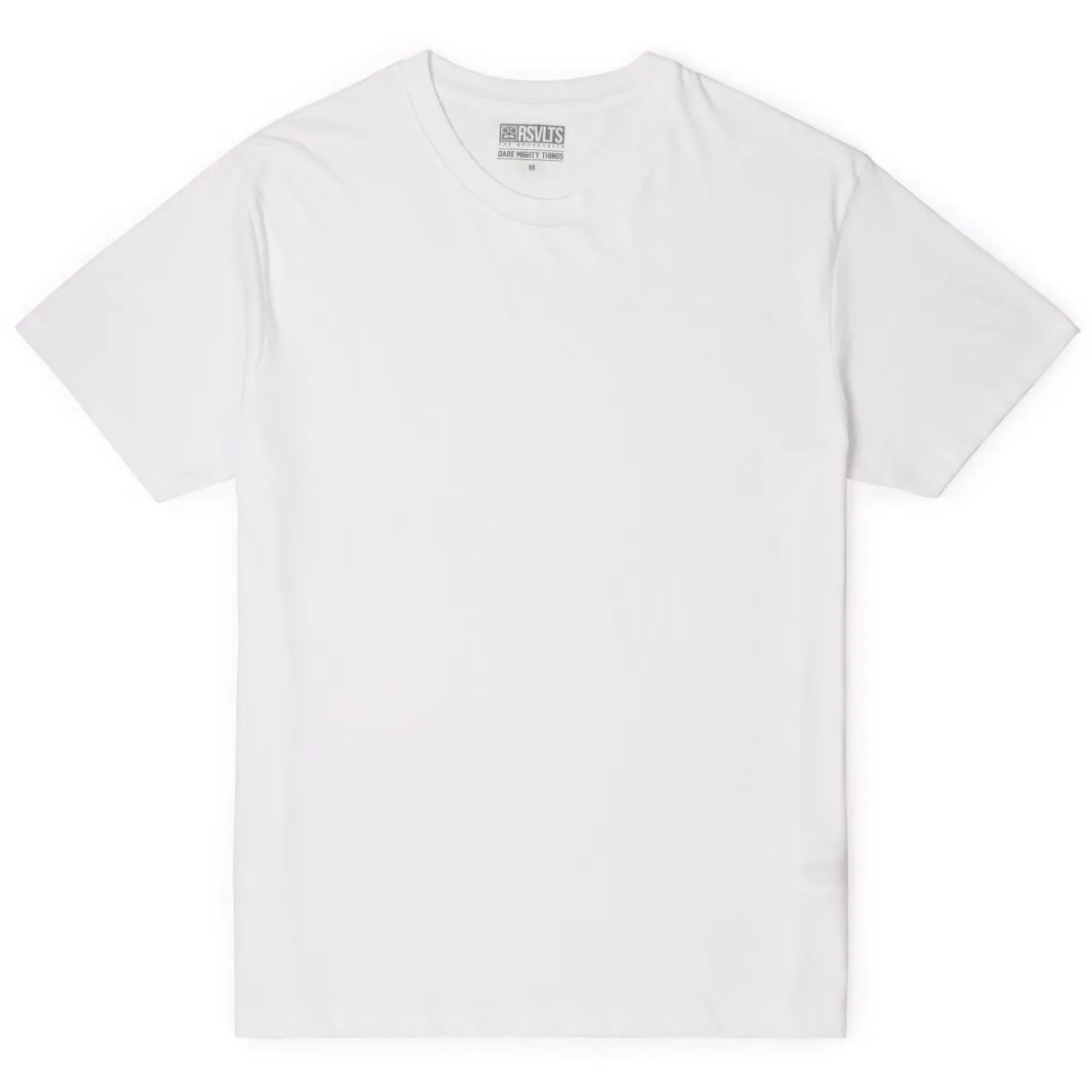 T-shirts|Athletic Wear|RSVLTS Solid White – Crewneck Tee