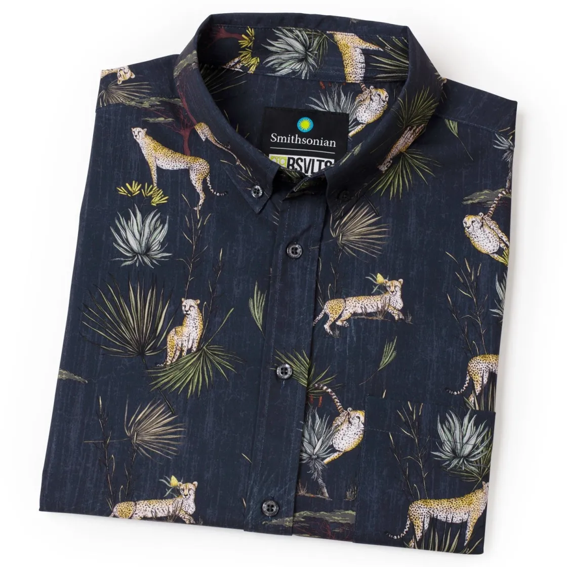 Smithsonian|Short Sleeves|Smithsonian "Speed of the Savanna" from ’s National Zoo and Conservation Biology Institute – KUNUFLEX Short Sleeve Shirt