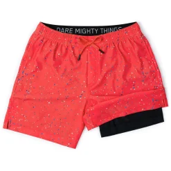 Shorts|Athletic Wear|RSVLTS Splat Damon (Infrared) – V1 Lined Training Shorts