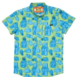 Spongebob|Nickelodeon|Nickelodeon SpongeBob "Neighborhood" Preschool – KUNUFLEX Short Sleeve Shirt