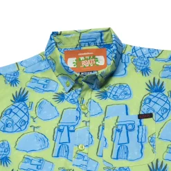 Spongebob|Nickelodeon|Nickelodeon SpongeBob "Neighborhood" Preschool – KUNUFLEX Short Sleeve Shirt