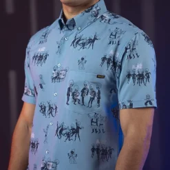 Star Wars|Star Wars|Star Wars ™ "A Hard Day's Node" – KUNUFLEX Short Sleeve Shirt